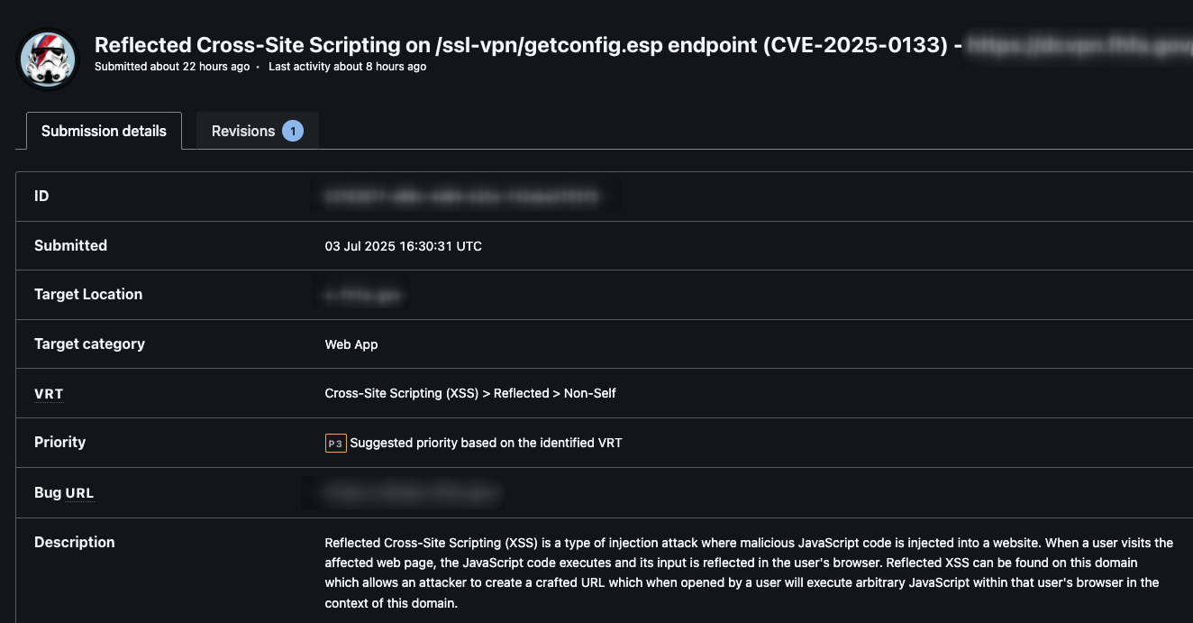 Divulgação Responsável via Bug Crowd